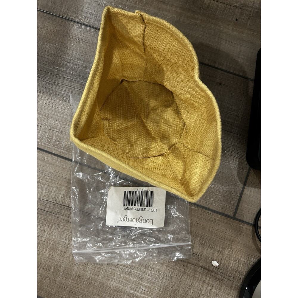 Longaberger 7” Generations‎ Basket Liner - Butternut